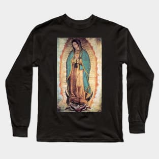 Original Picture of Our Lady of Guadalupe Long Sleeve T-Shirt